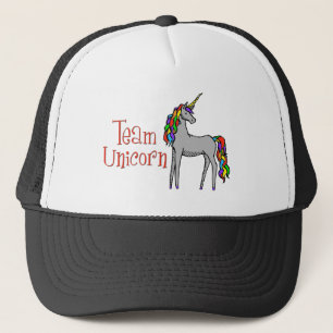 Casquette Arc-en-ciel de licorne d'équipe