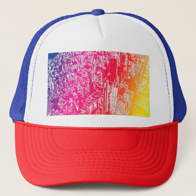 Casquette Arc-en-ciel de Manhattan (Devant)
