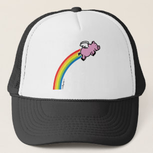 Casquette Arc-en-ciel de porc de vol