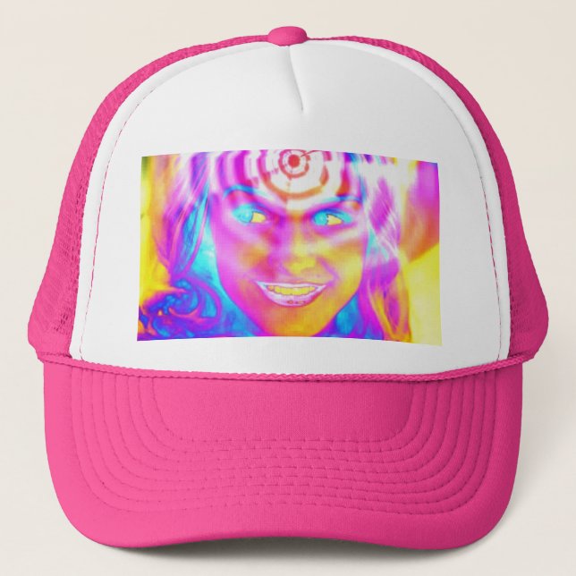 Casquette Arc-en-ciel électrique (Devant)