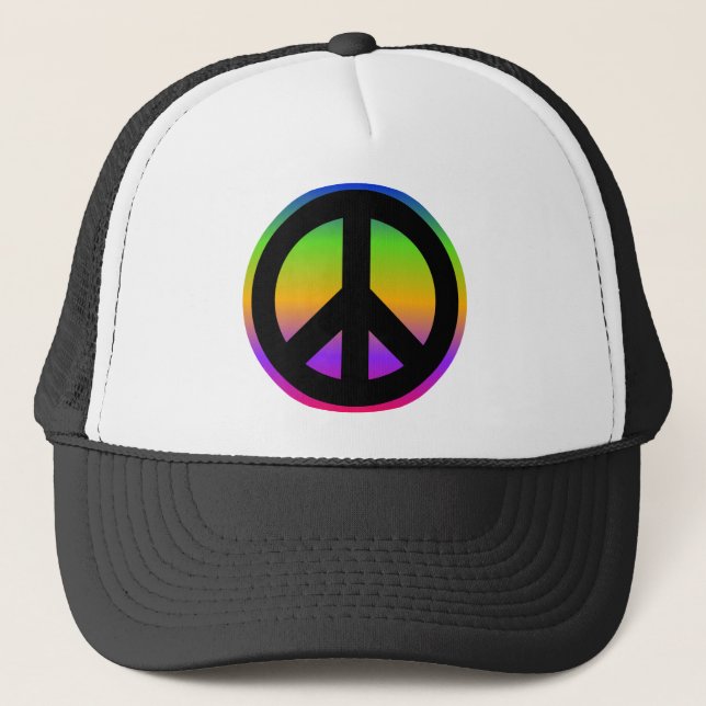 Casquette Arc-en-ciel lumineux (Devant)