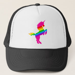 Casquette ARC-EN-CIEL VINTAGE de LICORNE des années 1980 de