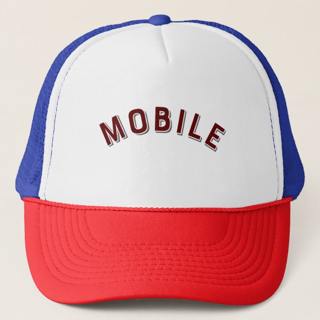 Casquette Arc Vintage Mobile, Alabama (Devant)