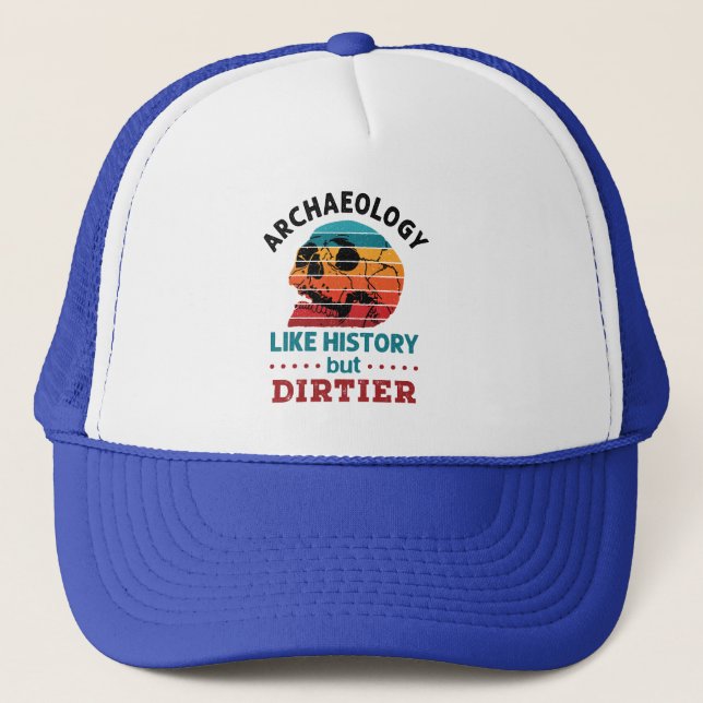 Casquette Archéologie Comme L'Histoire Mais Dirtier Rétro Cr (Devant)