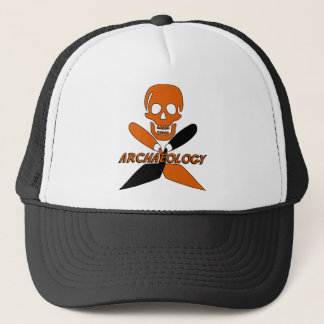 Casquette Archéologie du crâne et des chevaux de Troie crois