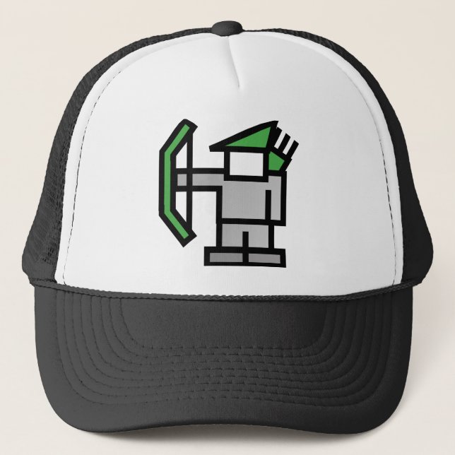 Casquette Archer en vert (Devant)