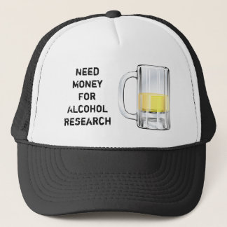 Casquette Argent du besoin pour la recherche 2 d'alcool