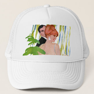 Casquette Argent sur son esprit