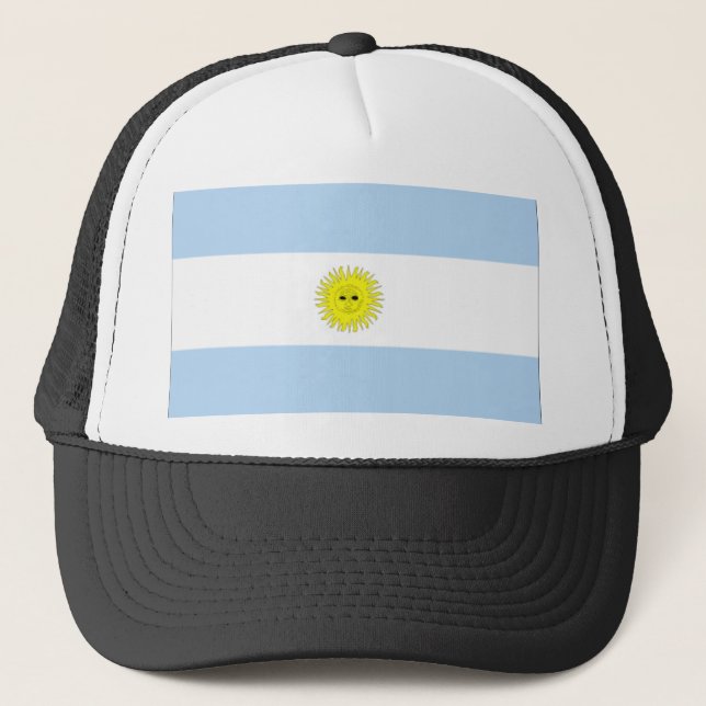 Casquette Argentine-drapeau (Devant)