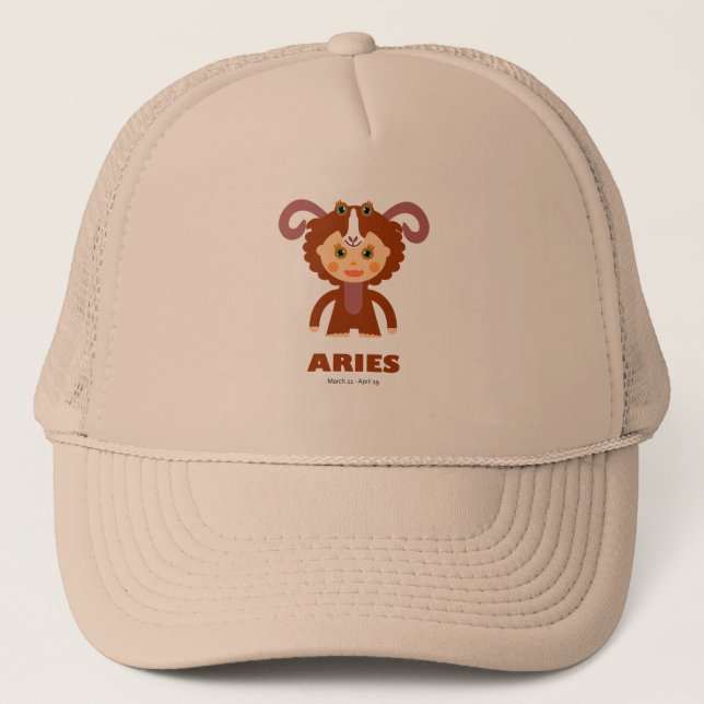 Casquette Aries Zodiac pour les enfants (Devant)
