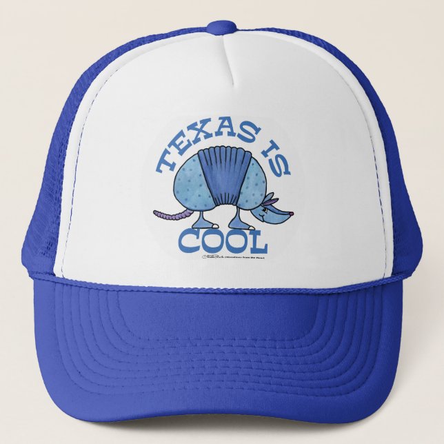 Casquette Armadillo Blue-Texas est Cool (Devant)