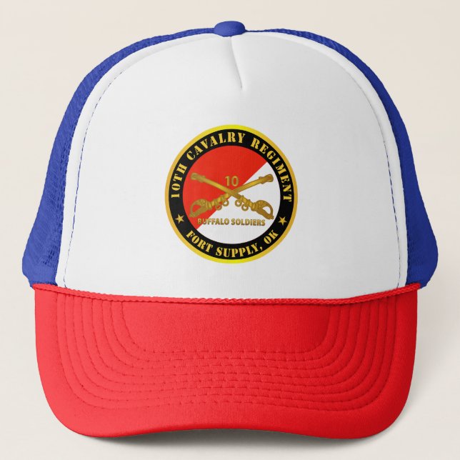 Casquette Armée - 10e régiment de cavalerie - Fort Supply, O (Devant)