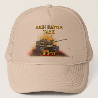 Casquette Armée - char de combat principal - M60A1 avec feu