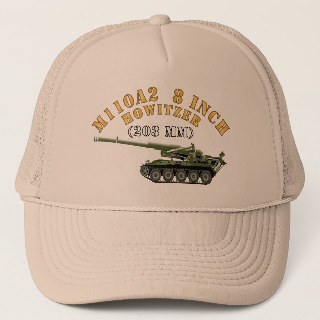 Casquette Armée de terre - M110A2 - Howitzer de 203 mm de 8  (Devant)