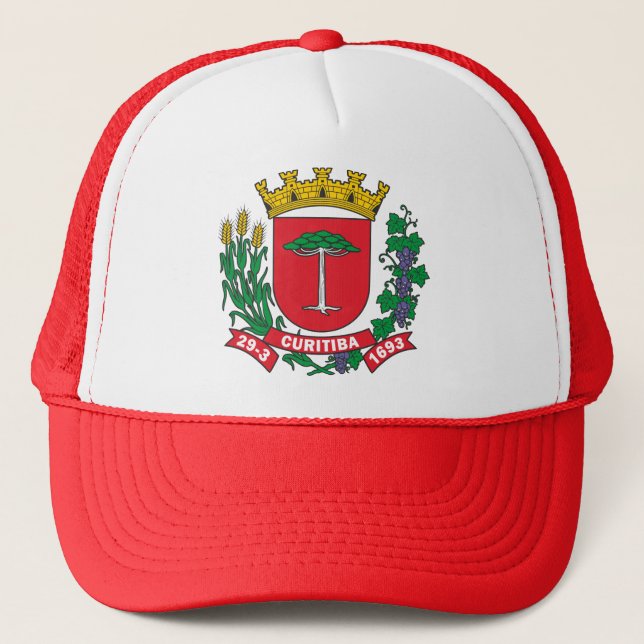 Casquette Armoiries de Curitiba, Brésil (Devant)