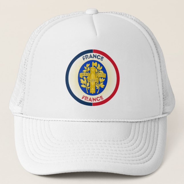 Casquette Armoiries de France Forme circulaire (Devant)