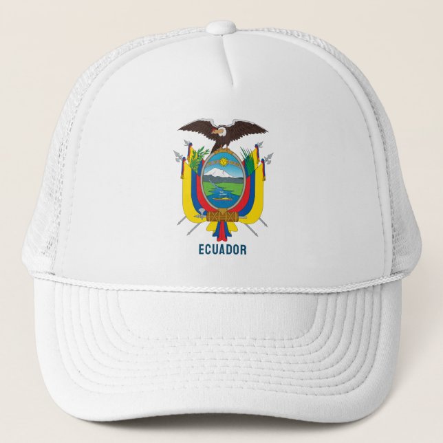 Casquette Armoiries de l'Équateur (Devant)