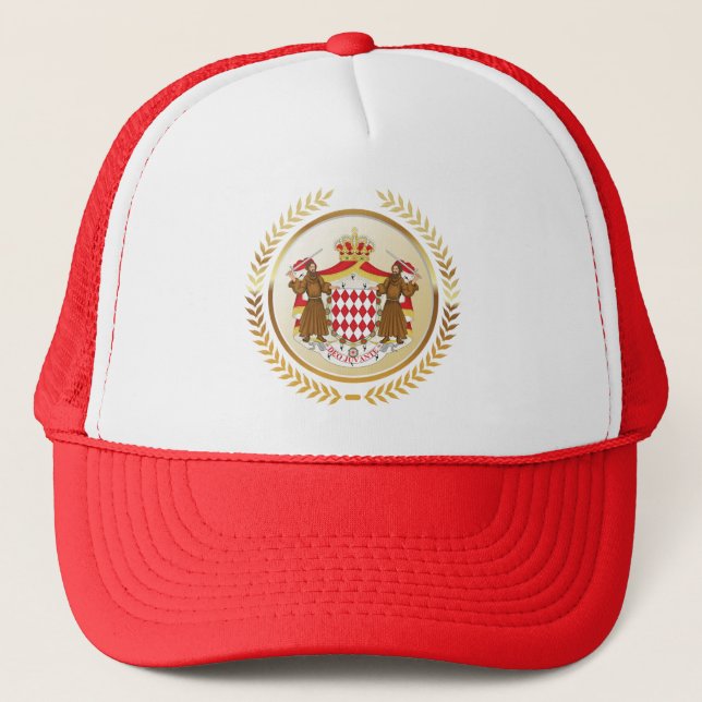 Casquette Armoiries de Monaco (Devant)