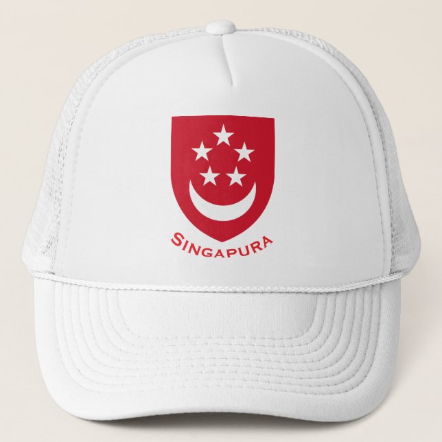 Casquette Armoiries de Singapour (Devant)