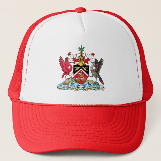 Casquette Armoiries De Trinité-Et-Tobago (Devant)