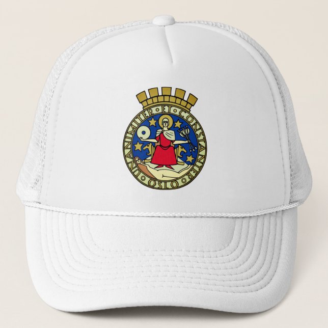 Casquette Armoiries d'Oslo, Norvège (Devant)