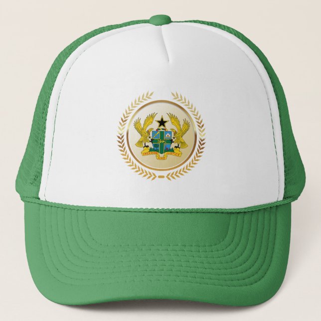 Casquette Armoiries du Ghana (Devant)