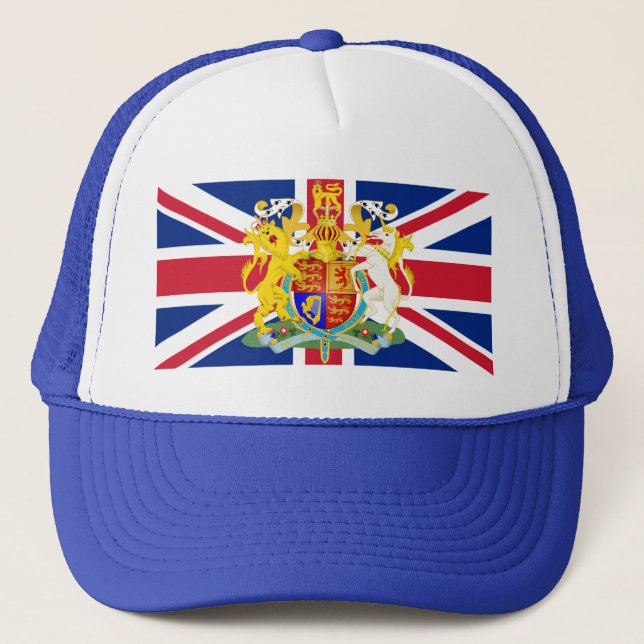 Casquette Armoiries et drapeau du Royaume-Uni (Devant)