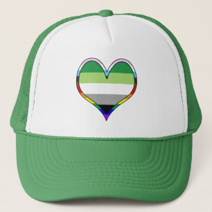Casquette Aro Pride Heart Trucker Hat