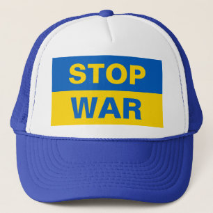 Casquette Arrêtez la guerre Ukraine ukrainienne