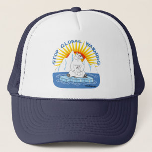 Casquette Arrêtez le réchauffement climatique