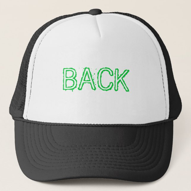 CASQUETTE ARRIÈRE DE CAMIONNEUR (Devant)