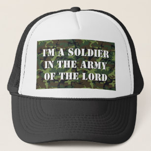 Casquette Arrière - plan de Camo "soldat dans l'armée du