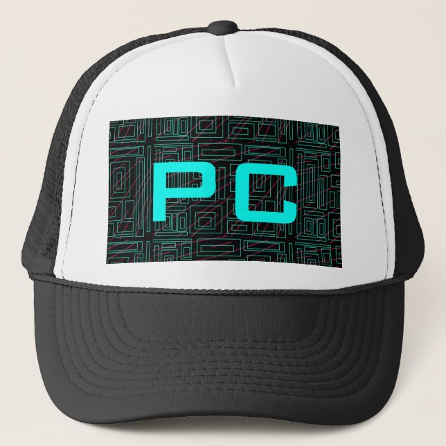 Casquette arrière - plan noir (Devant)