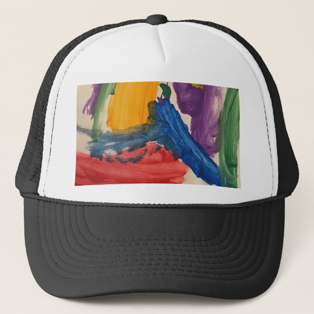 Casquette Art abstrait  (Devant)