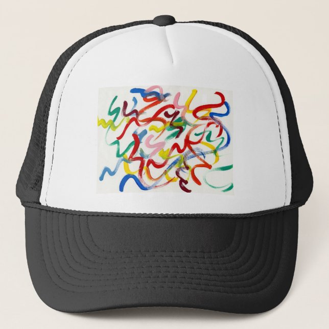 Casquette Art Abstrait (Devant)