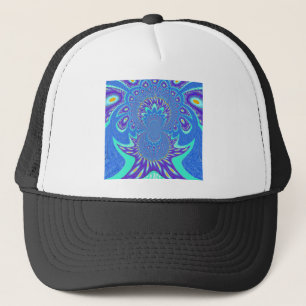 Casquette Art bleu moderne