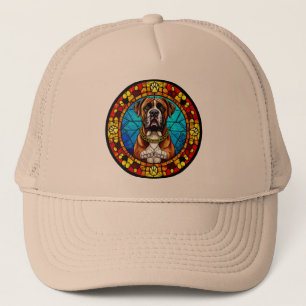 Casquette Art Canin Orné Gras Design Géométrique Abstrait po