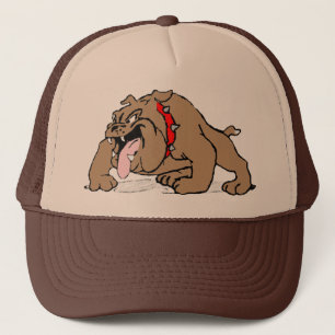 Casquette Art de bande dessinée de bouledogue