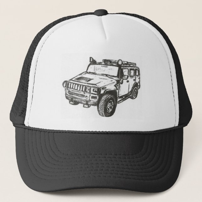 Casquette Art de camion de Hummer (Devant)