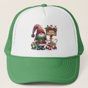Casquette Art de gnome de Noël cosy – Fêtes de fin d'année