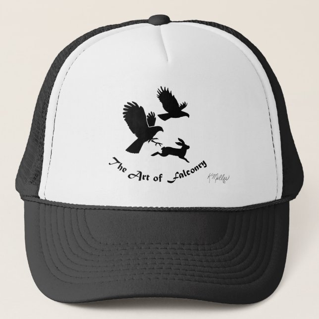 Casquette Art de la fauconnerie - Harris Hawks (Devant)