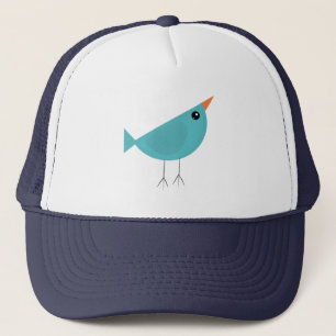 Casquette Art de la nature d'oiseau fantaisiste adorable