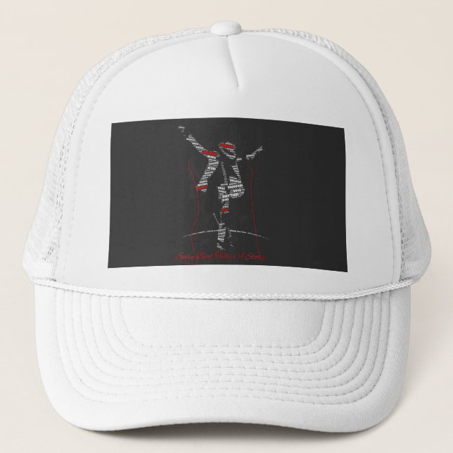 Casquette Art de la typographie musicale | Conception modern (Devant)