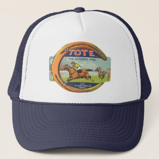 Casquette Art de l'étiquette de produit vintage, Tote Sports