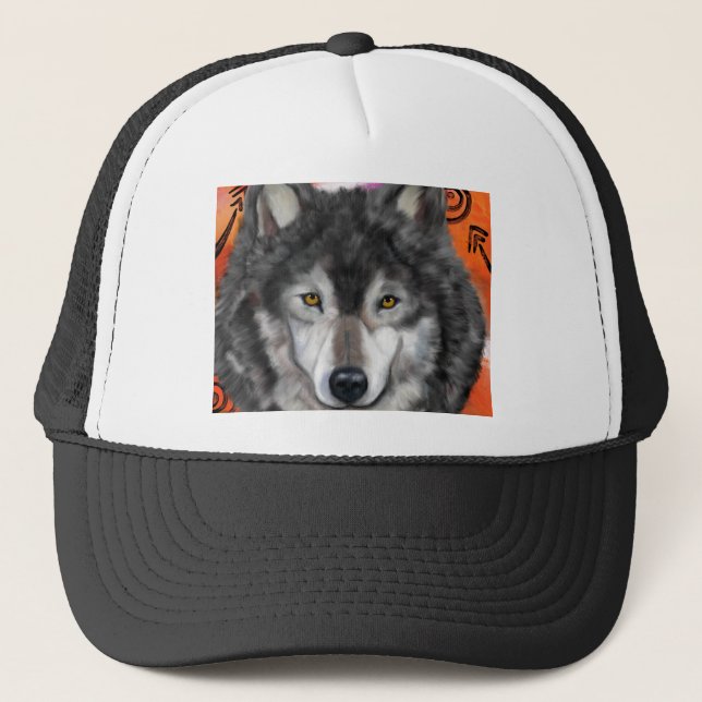 Casquette Art de loup (Devant)