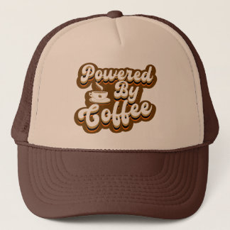Casquette Art de mot de café à énergie rétro