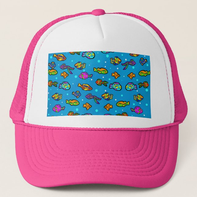 Casquette Art de Poisson (Devant)