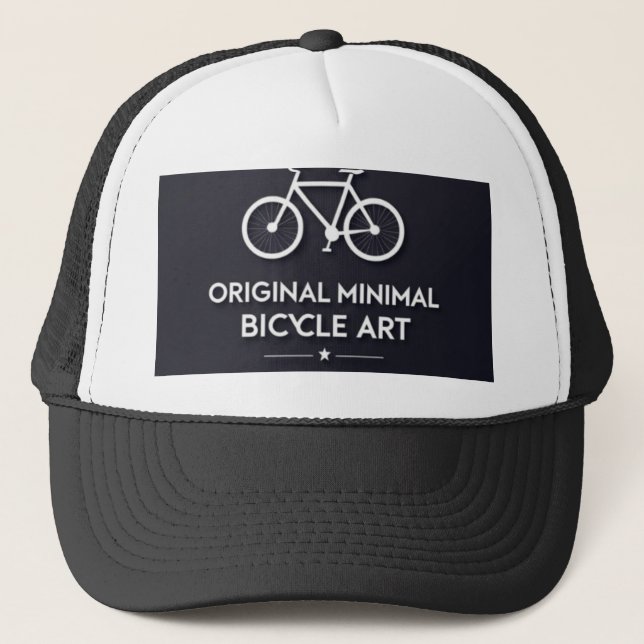 Casquette Art de vélo minimaliste (Devant)