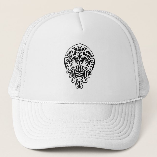 Casquette Art décoratif de Masque Arabesque (Devant)
