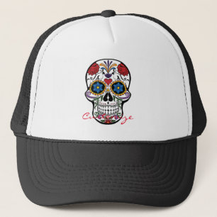 Casquette Art Décoré du crâne humain Thunder_Cove